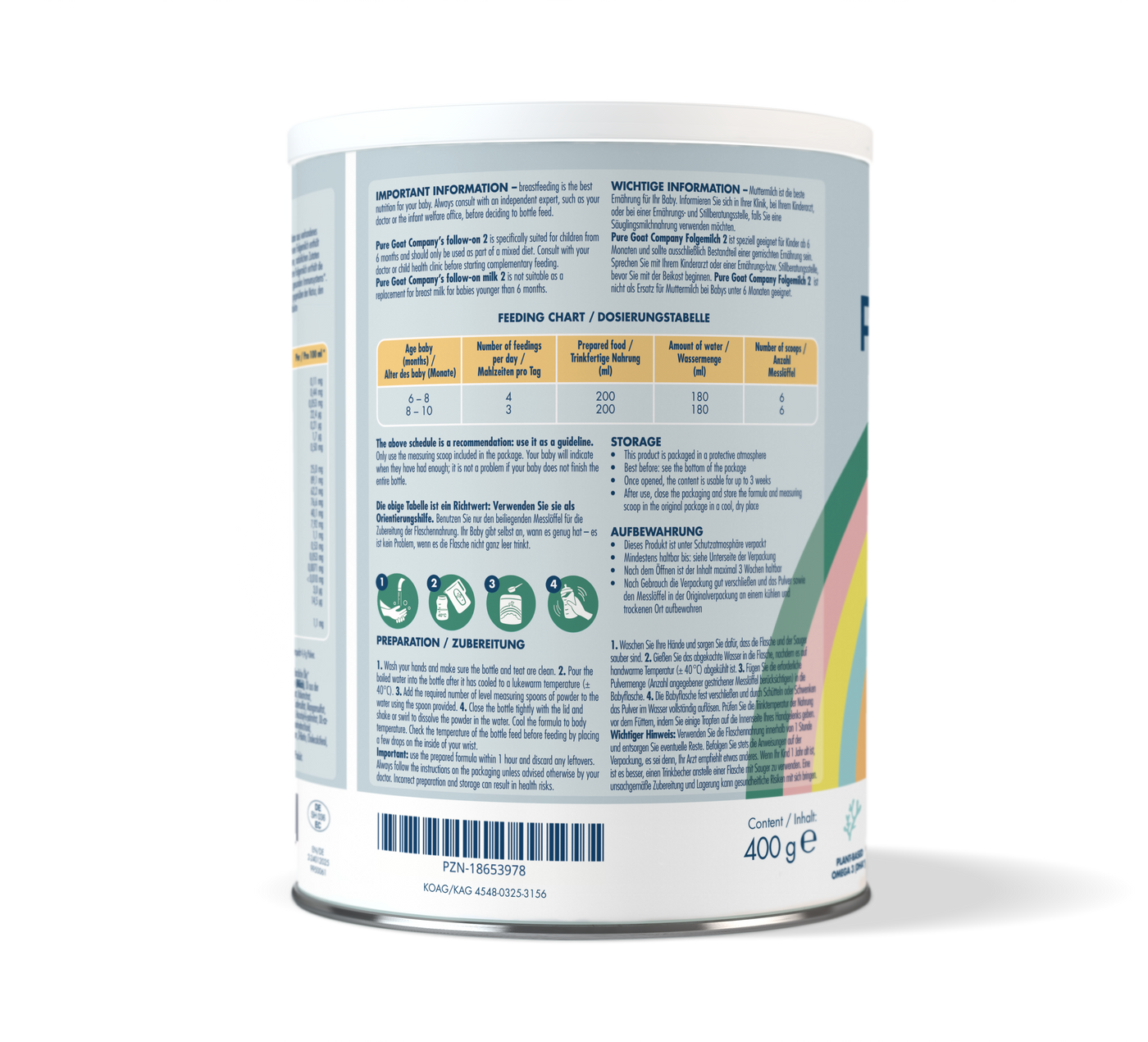 Preparation information / Zubereitungshinweise