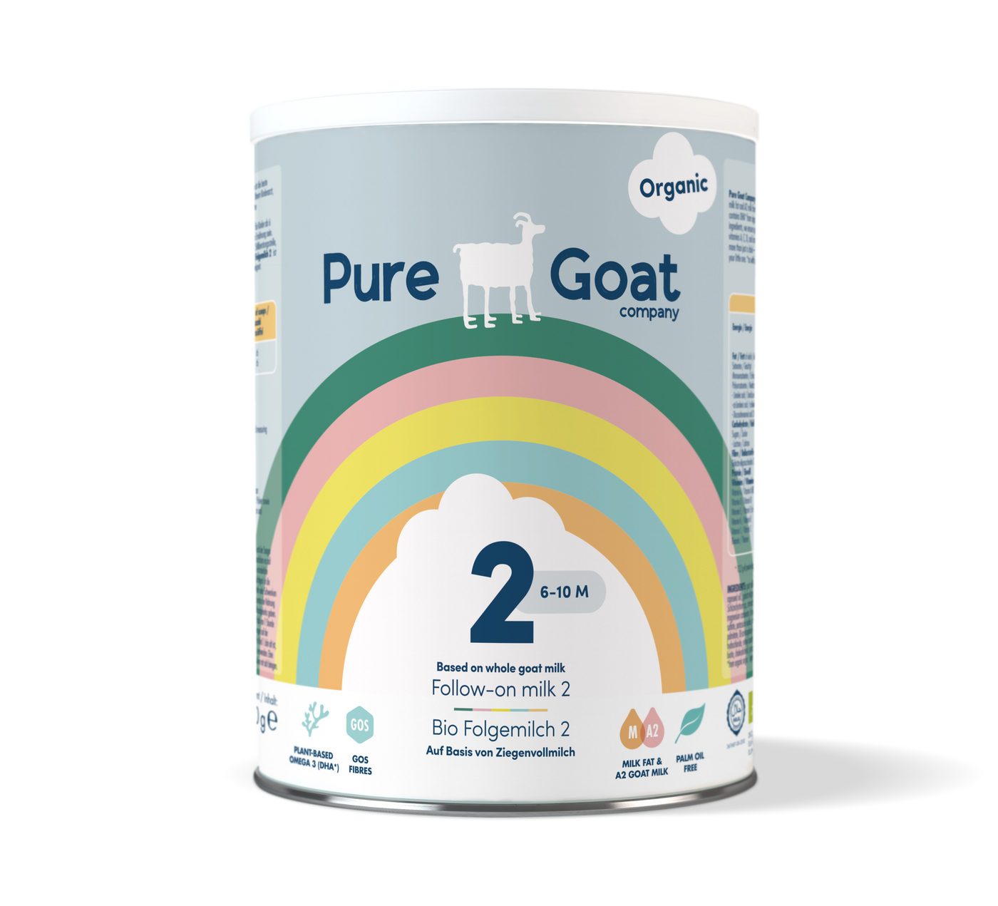 Packshot of 400 g Pure Goat tin Follow-on milk 
