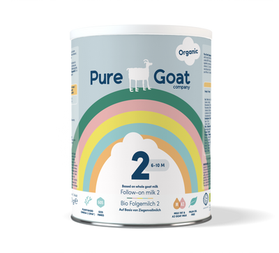 Packshot of 400 g Pure Goat tin Follow-on milk 
